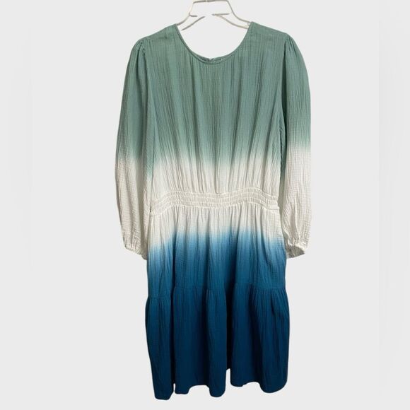 Universal Thread Tie-Dye Long Sleeve Tiered Dress Women's Size XXL Boho Artsy - Picture 2 of 16